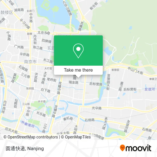 圆通快递 map