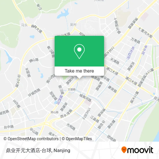 鼎业开元大酒店-台球 map