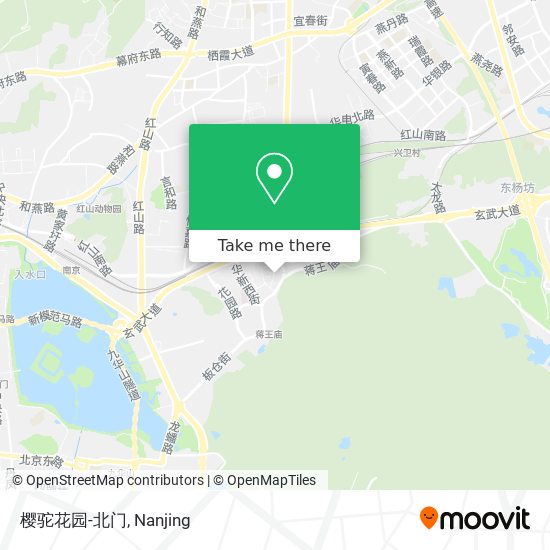 樱驼花园-北门 map