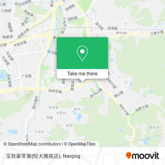 宝胜家常菜(恒大雅苑店) map