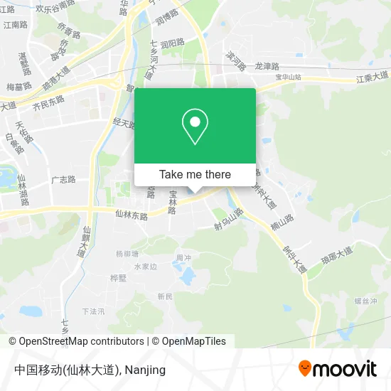 中国移动(仙林大道) map