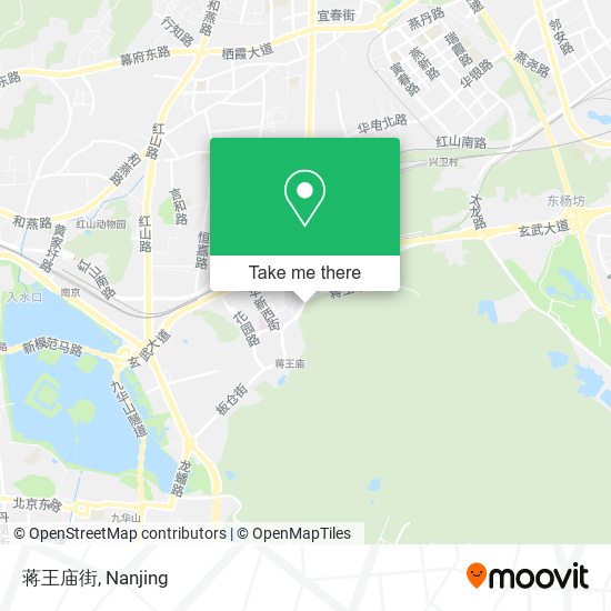 蒋王庙街 map