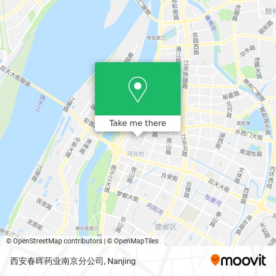 西安春晖药业南京分公司 map