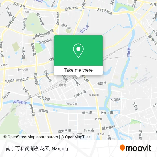 南京万科尚都荟花园 map