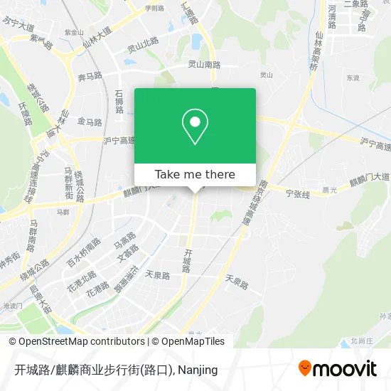 开城路/麒麟商业步行街(路口) map