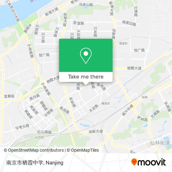 南京市栖霞中学 map