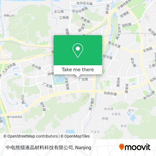 中电熊猫液晶材料科技有限公司 map