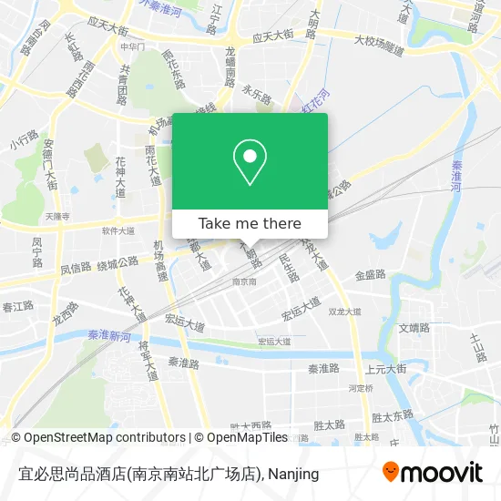 宜必思尚品酒店(南京南站北广场店) map