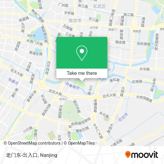 老门东-出入口 map