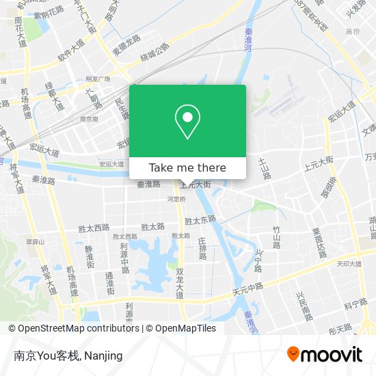 南京You客栈 map