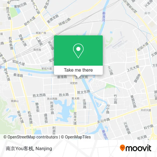 南京You客栈 map