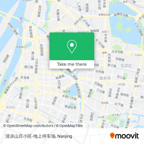 清凉山庄小区-地上停车场 map