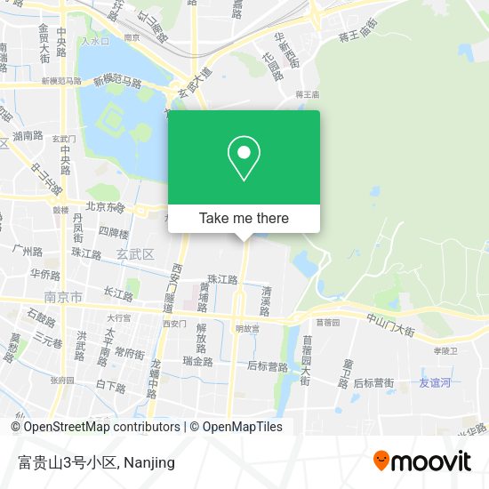 富贵山3号小区 map