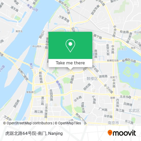 虎踞北路64号院-南门 map