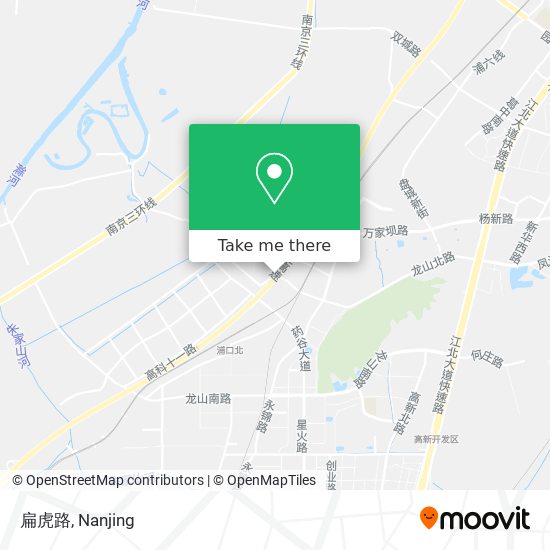 扁虎路 map