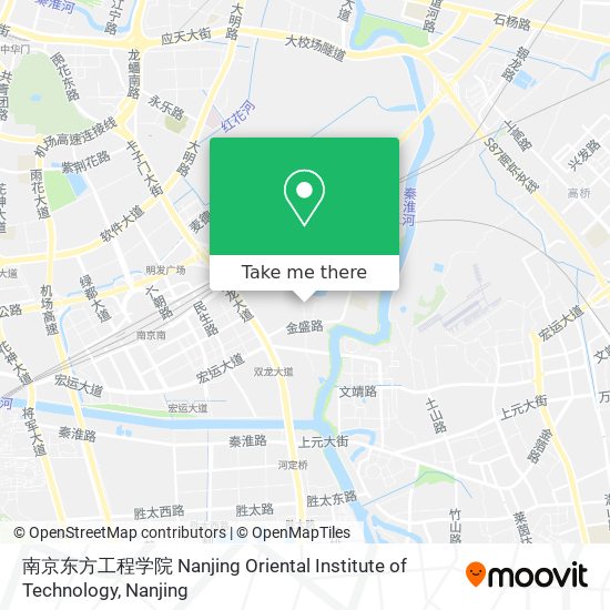南京东方工程学院 Nanjing Oriental Institute of Technology map