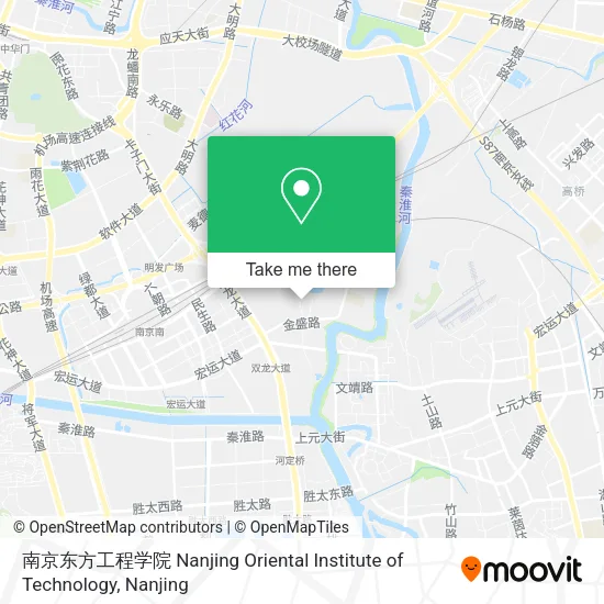 南京东方工程学院 Nanjing Oriental Institute of Technology map
