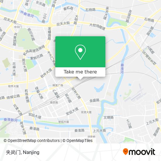 夹岗门 map