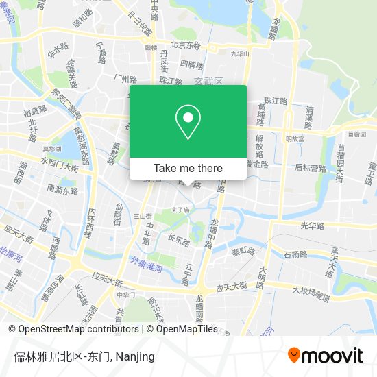 儒林雅居北区-东门 map