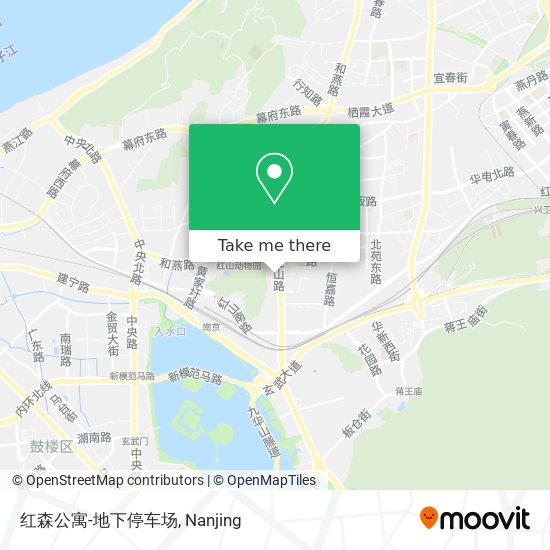 红森公寓-地下停车场 map