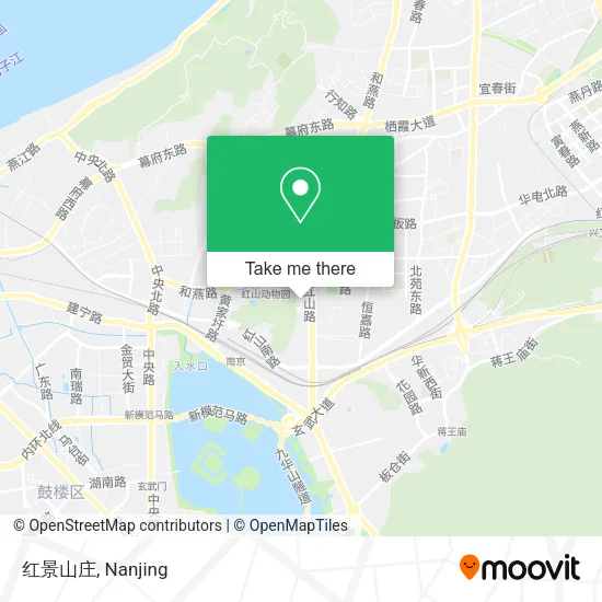 红景山庄 map