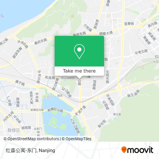 红森公寓-东门 map