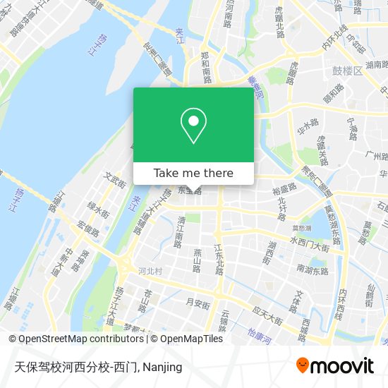 天保驾校河西分校-西门 map