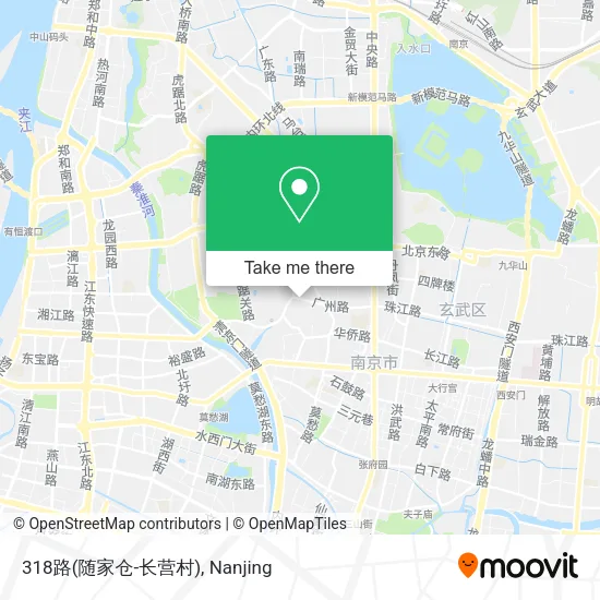 318路(随家仓-长营村) map