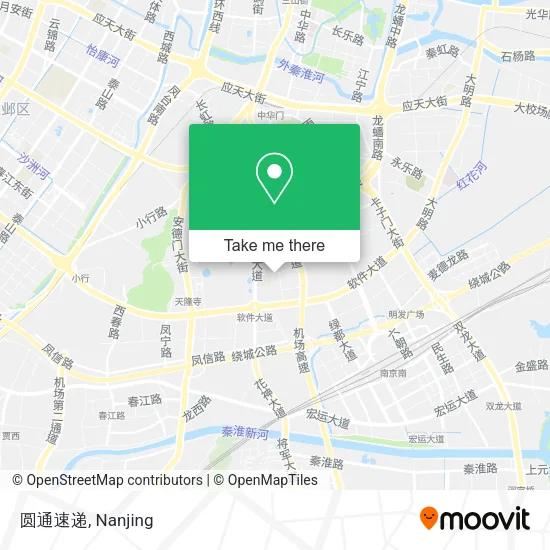 圆通速递 map