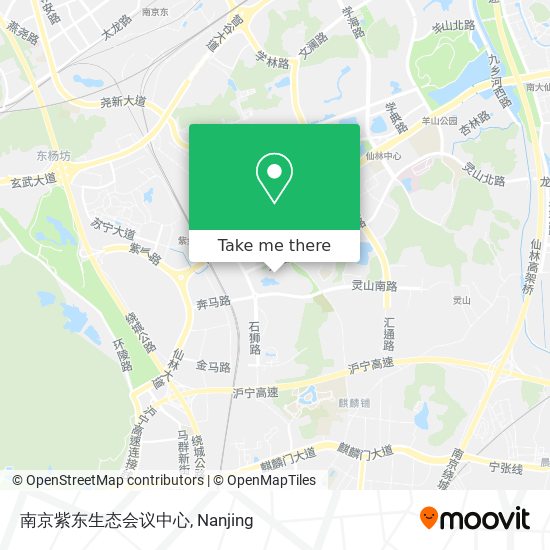 南京紫东生态会议中心 map