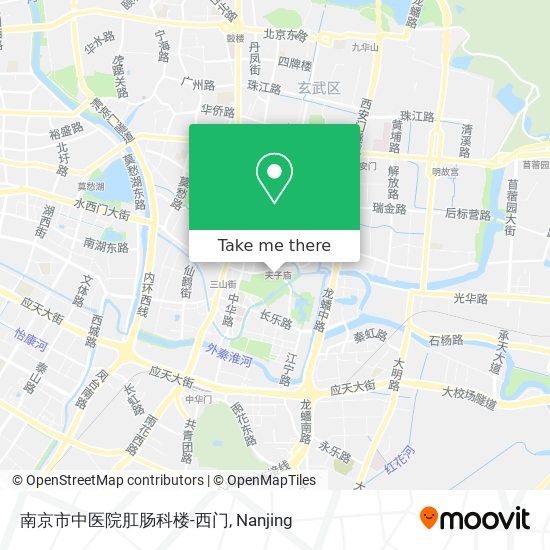 南京市中医院肛肠科楼-西门 map