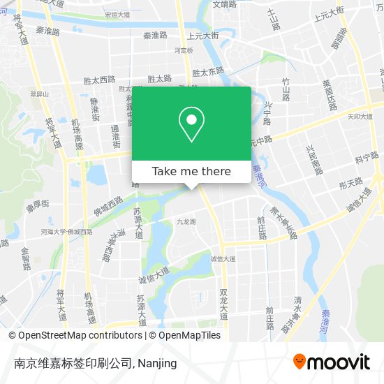 南京维嘉标签印刷公司 map