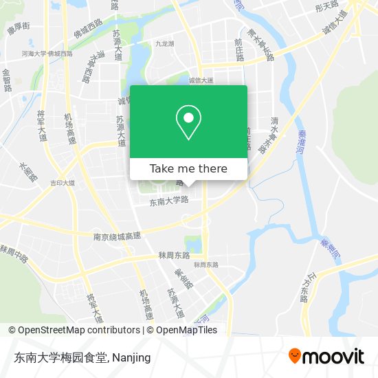 东南大学梅园食堂 map