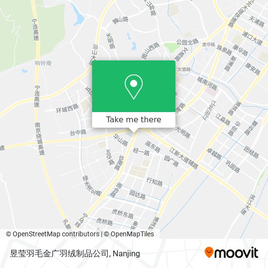 昱莹羽毛金广羽绒制品公司 map