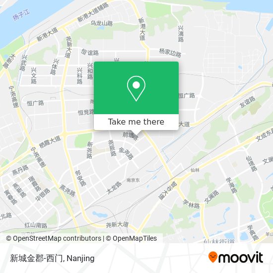 新城金郡-西门 map
