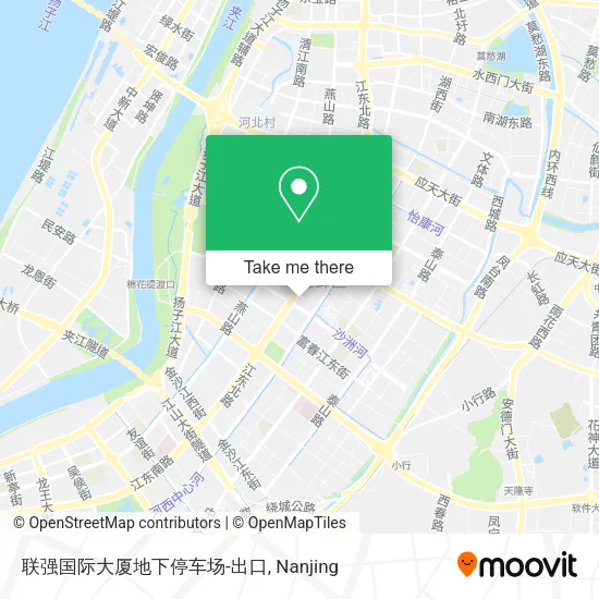 联强国际大厦地下停车场-出口 map