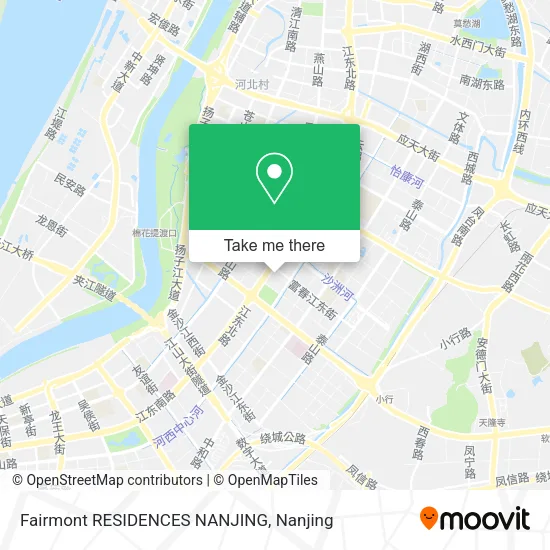 Fairmont RESIDENCES NANJING map