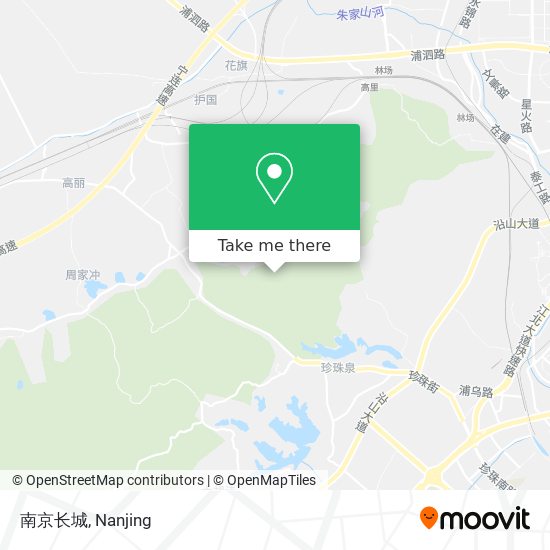 南京长城 map
