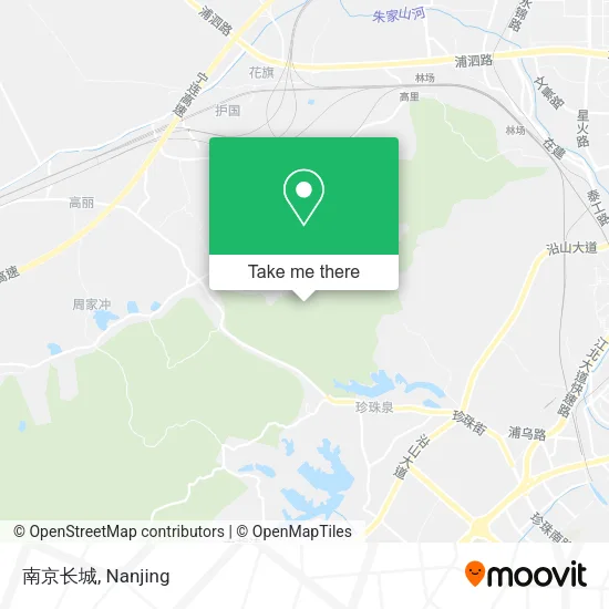 南京长城 map