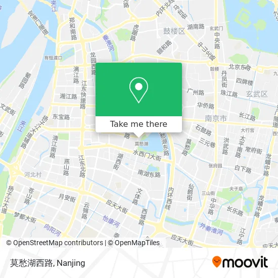 莫愁湖西路 map