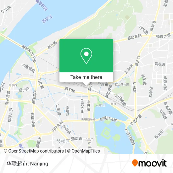 华联超市 map