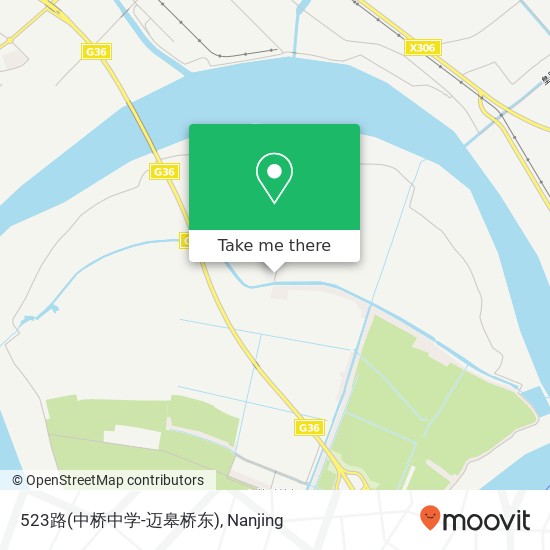 523路(中桥中学-迈皋桥东) map