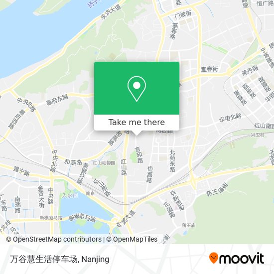 万谷慧生活停车场 map