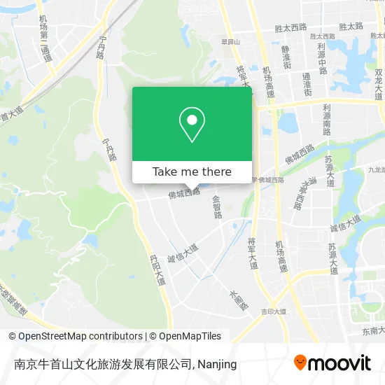 南京牛首山文化旅游发展有限公司 map