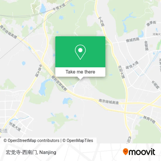宏觉寺-西南门 map