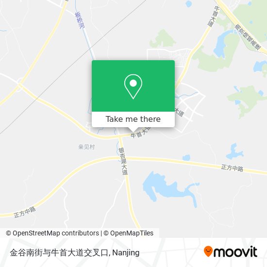 金谷南街与牛首大道交叉口 map