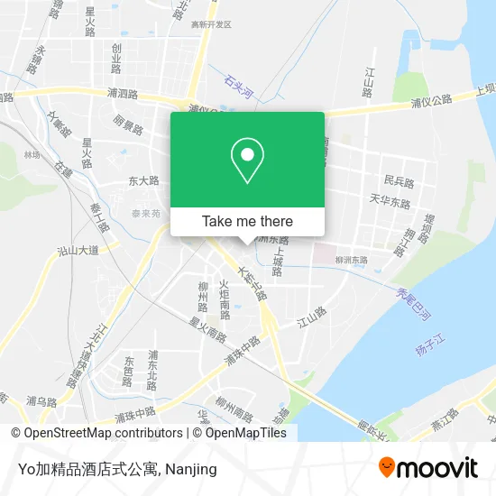 Yo加精品酒店式公寓 map