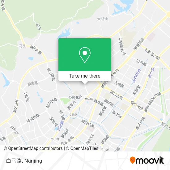 白马路 map