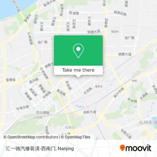 汇一驰汽修装潢-西南门 map