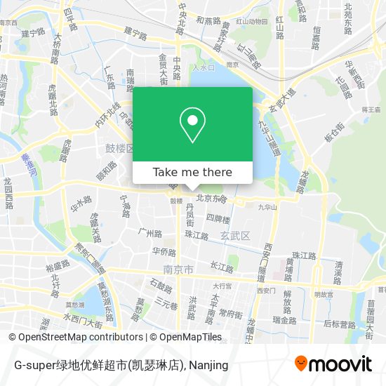 G-super绿地优鲜超市(凯瑟琳店) map